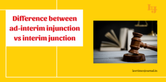 Difference between ad-interim injunction vs interimjunction