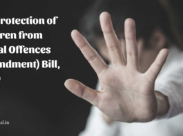 The Protection of Children from Sexual Offences (Amendment) Bill, 2019