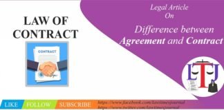 Difference between Agreement and Contract