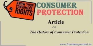 The History of Consumer Protection