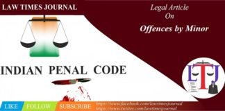 Offences by minor