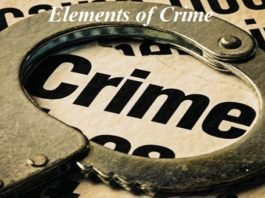 Elements of crime