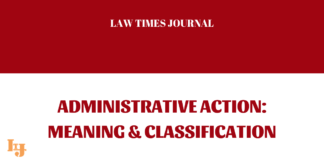 administrative action