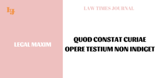 Quod constat curiae opere testium non indiget