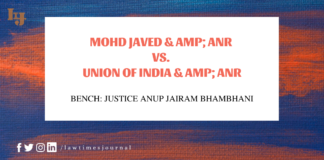 Mohd. Javed & anr. vs. Union of India & anr.