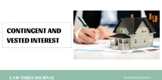 vested interest and contingent interest