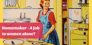 Homemaker- A job to Women alone?