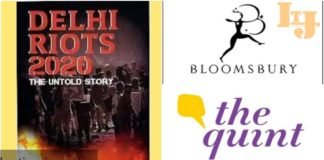 Author Of ‘Delhi Riots 2020: The Untold Story’ Files Complaint Against Bloomsbury Publishing, The Quint, Etc.