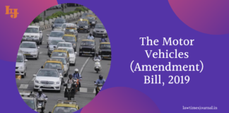 the Motor Vehicle (Amendment), Bill, 2019