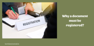 Why a document must be registered?