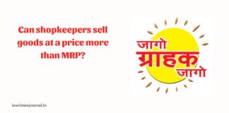 Can shopkeepers sell goods at a price more than MRP?