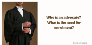 Who is an advocate? What is the need for enrollment?