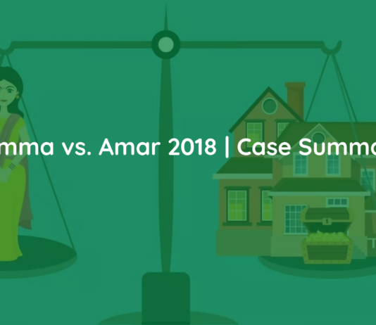 Danamma vs. Amar 2018 | Case Summary